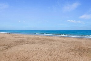 En la playa 
