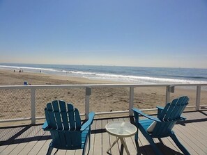 On the beach