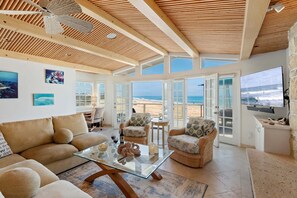 Smart TV, chimenea, reproductor de DVD y libros 
