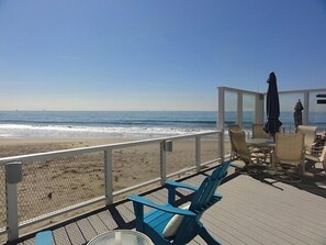 On the beach