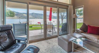 Luxury waterfront townhouse w/ sandy beach outside your patio door! WOW!