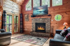 Smart TV, fireplace, video games, Netflix
