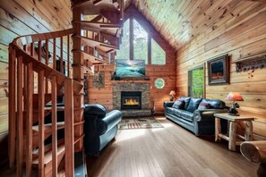 Smart TV, fireplace, video games, Netflix