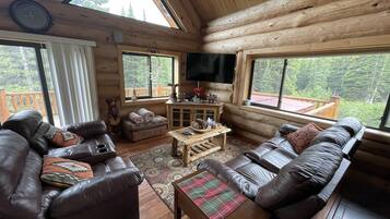 Smart TV, video games, DVD player, music library