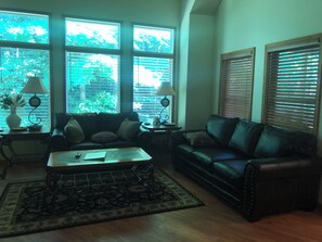 TV, fireplace, DVD player