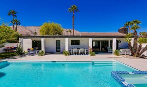 Outdoor pool, a heated pool - RESORT STYLE BACKYARD!  <br>Walking distance into town.#6099 (Palm Springs)