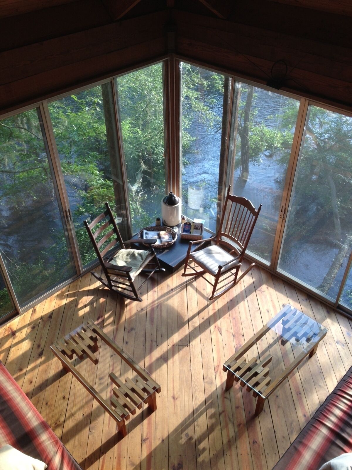 All Glass River House Overlooking Edisto River