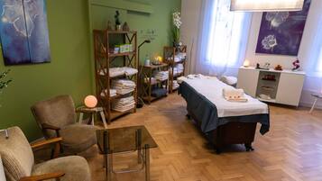 1 salle de soins, massages