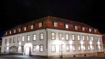 Front of property – evening/night