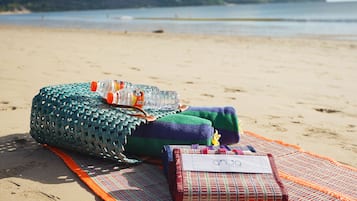 Beach nearby, beach towels