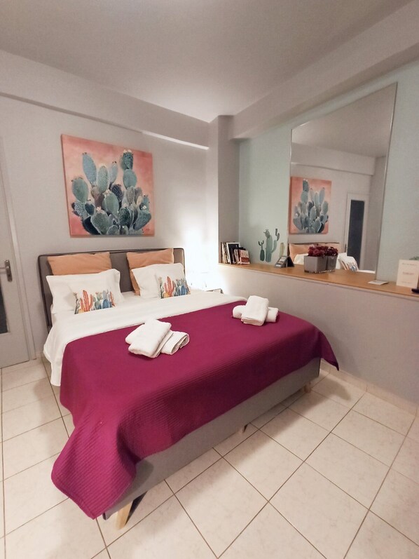 شقة | مكواة/لوح كي وواي فاي مجانًا وملاءات أسرّة