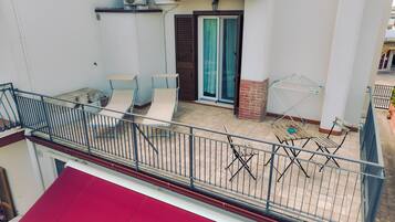 Chambre Standard double (blu) | Balcon