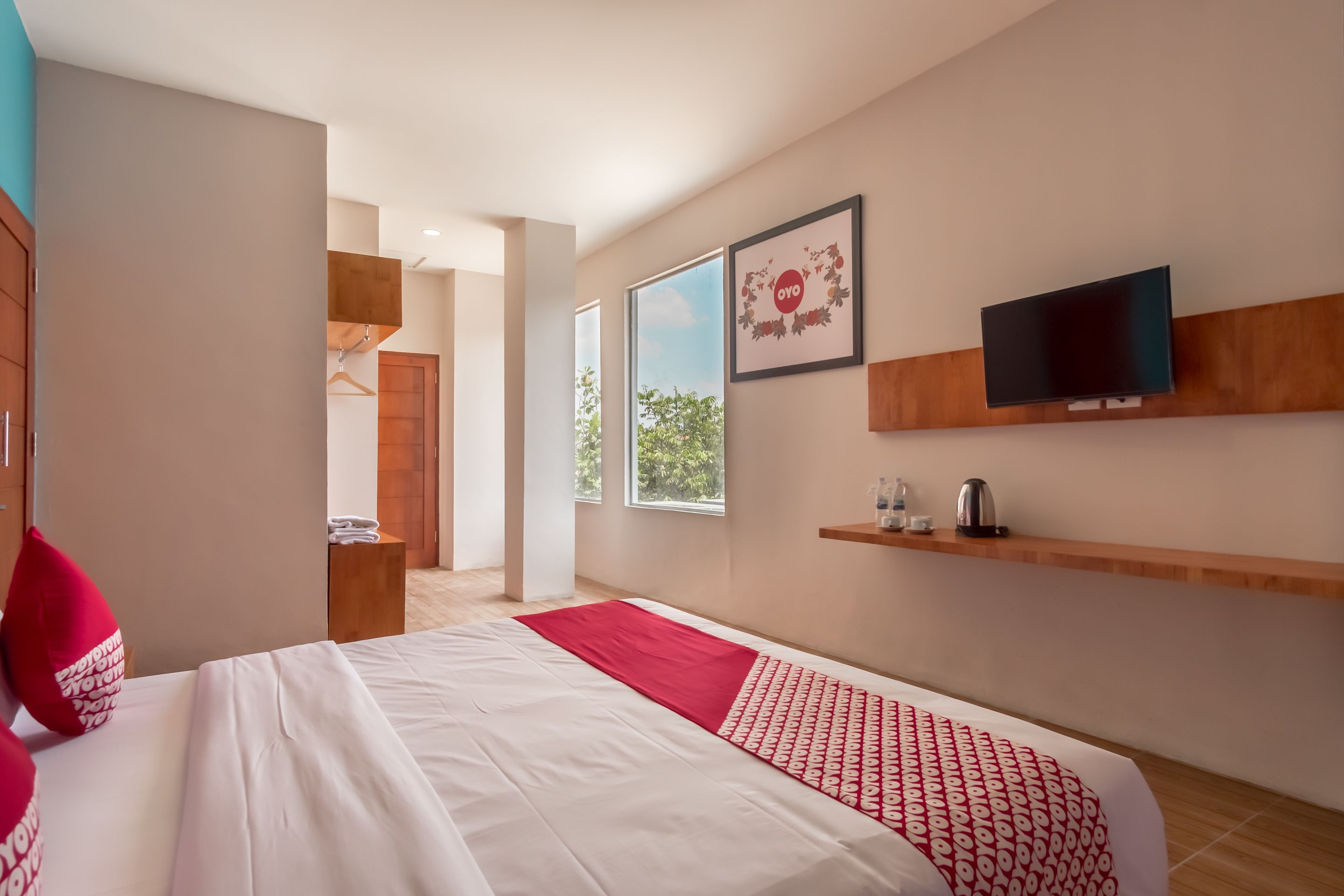 豪華雙人房, 1 張標準雙人床, 非吸煙房 | 書桌、免費無線上網、床單