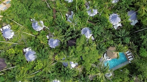 Aerial view - Nacpan Beach Glamping Managed by H Hospitality (El Nido)