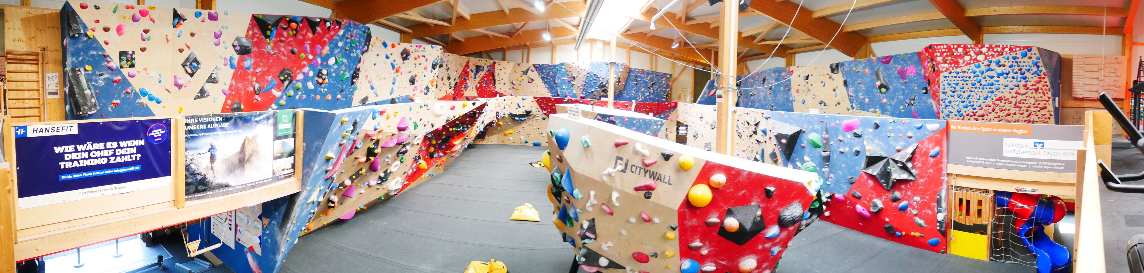 rock climbing wall – indoor