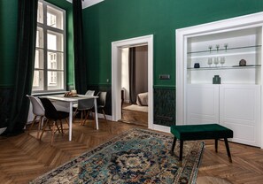 Apartment, 2 Bedrooms | Living room | TV - Luxury Central Apartment (Budapest)