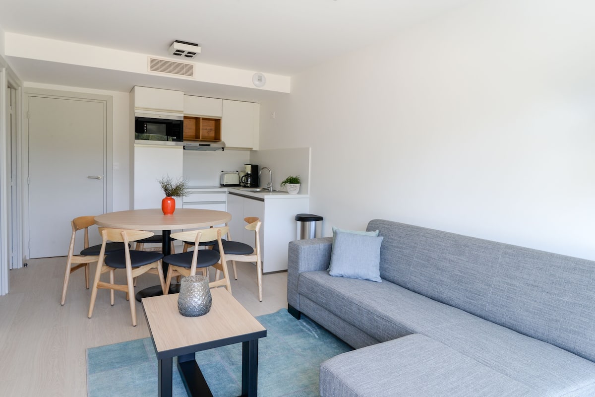 Deluxe Apartment, Berbilang Katil, Non Smoking | Dihias secara berasingan, dilengkapkan perabot secara berasingan, meja
