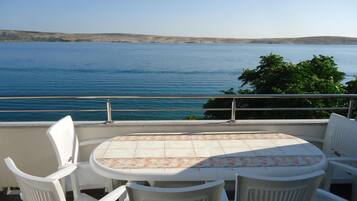 Superior Apartment, 2 Bedrooms, Balcony, Sea View (A5) | Terrace/patio