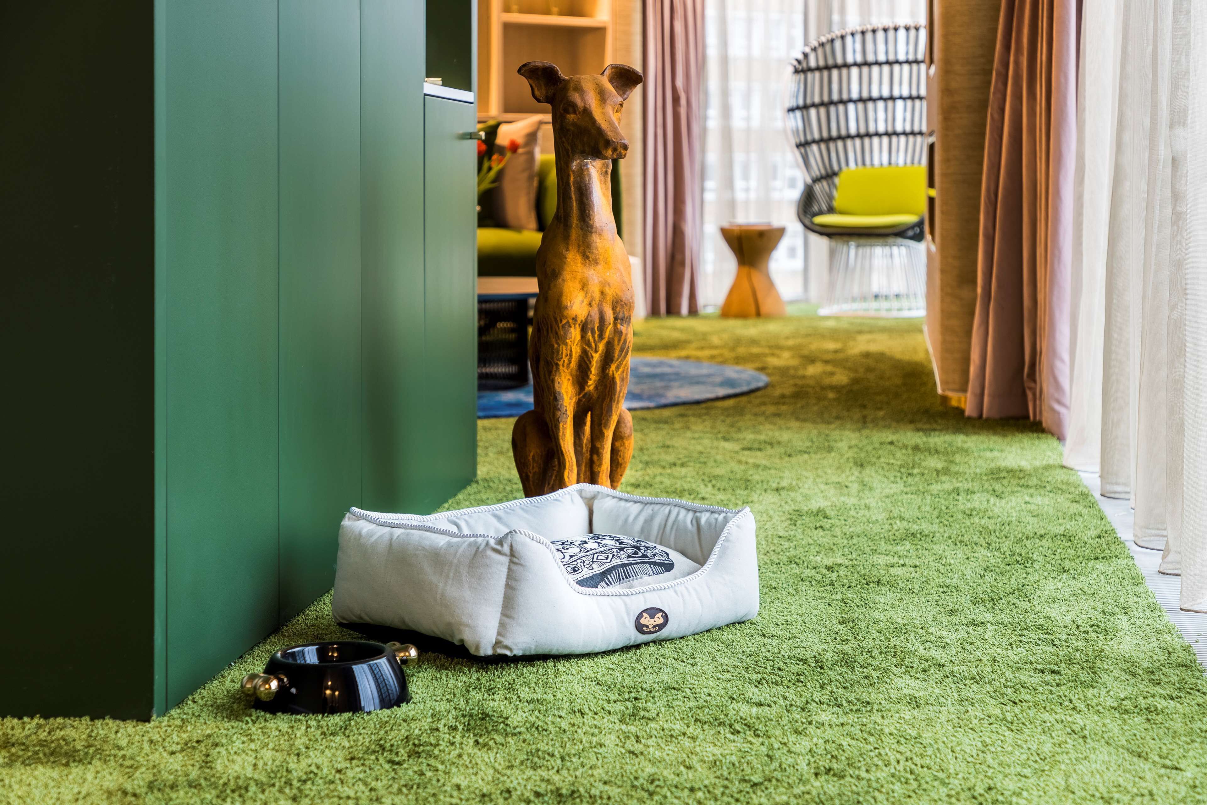 nhow penthouse room | in-room safe, desk, blackout curtains, iron/ironing board