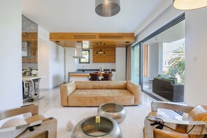 Superior Apartment, 2 Bedrooms | 2 bedrooms, premium bedding, in-room safe, laptop workspace - Sofia Luxury Residence (Paphos)