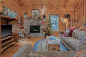 小屋, 2 間臥室 | 起居區 | 電視