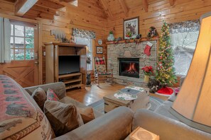 小屋, 2 間臥室 | 起居區 | 電視