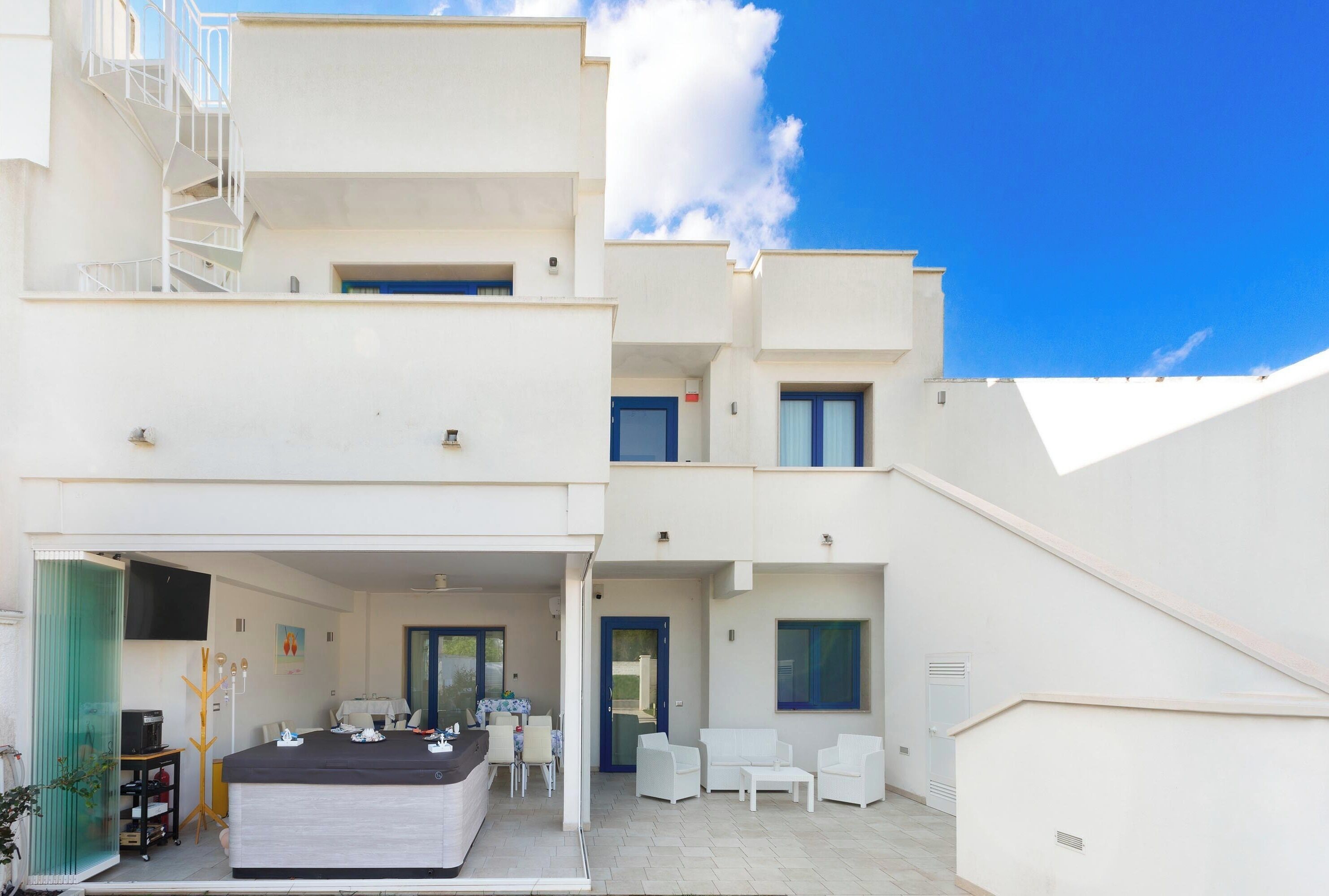 Façade de l’hébergement