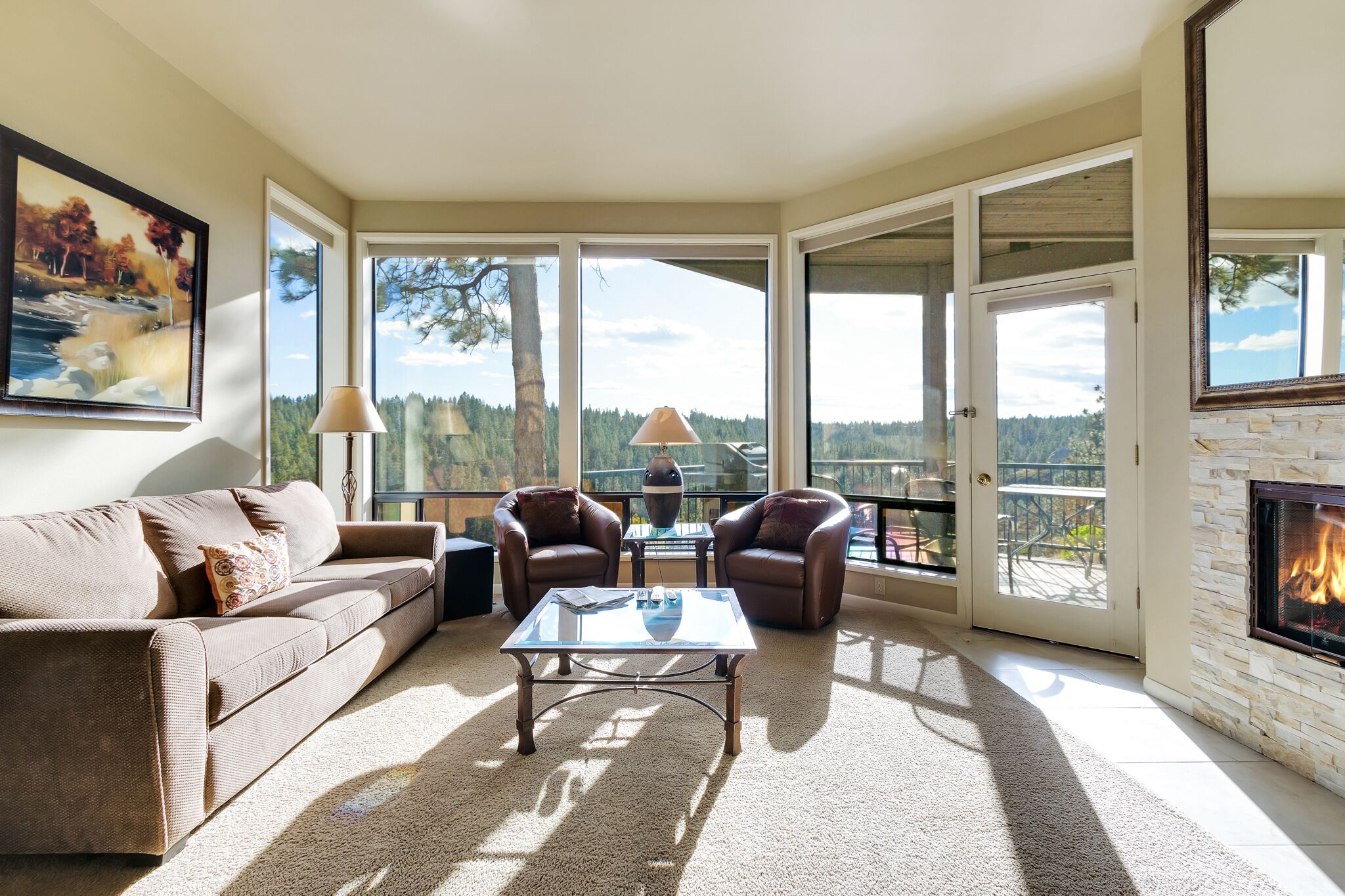 Enjoy Deschutes River Views from Beautiful 2-Bedroom Mt. Bachelor Village Condo!
