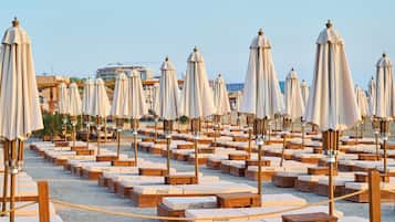 Vlak bij het strand