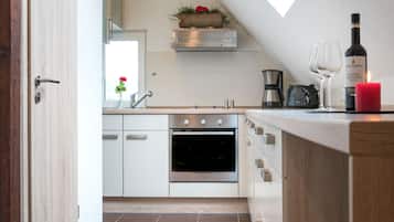 Nhà Duplex | Bếp riêng | Tủ lạnh, lò vi sóng, lò nướng, bếp nấu