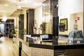 Check-in/check-out kiosk