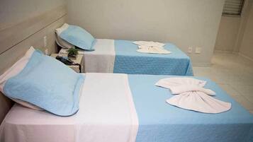 Minibar, desk, blackout curtains, iron/ironing board