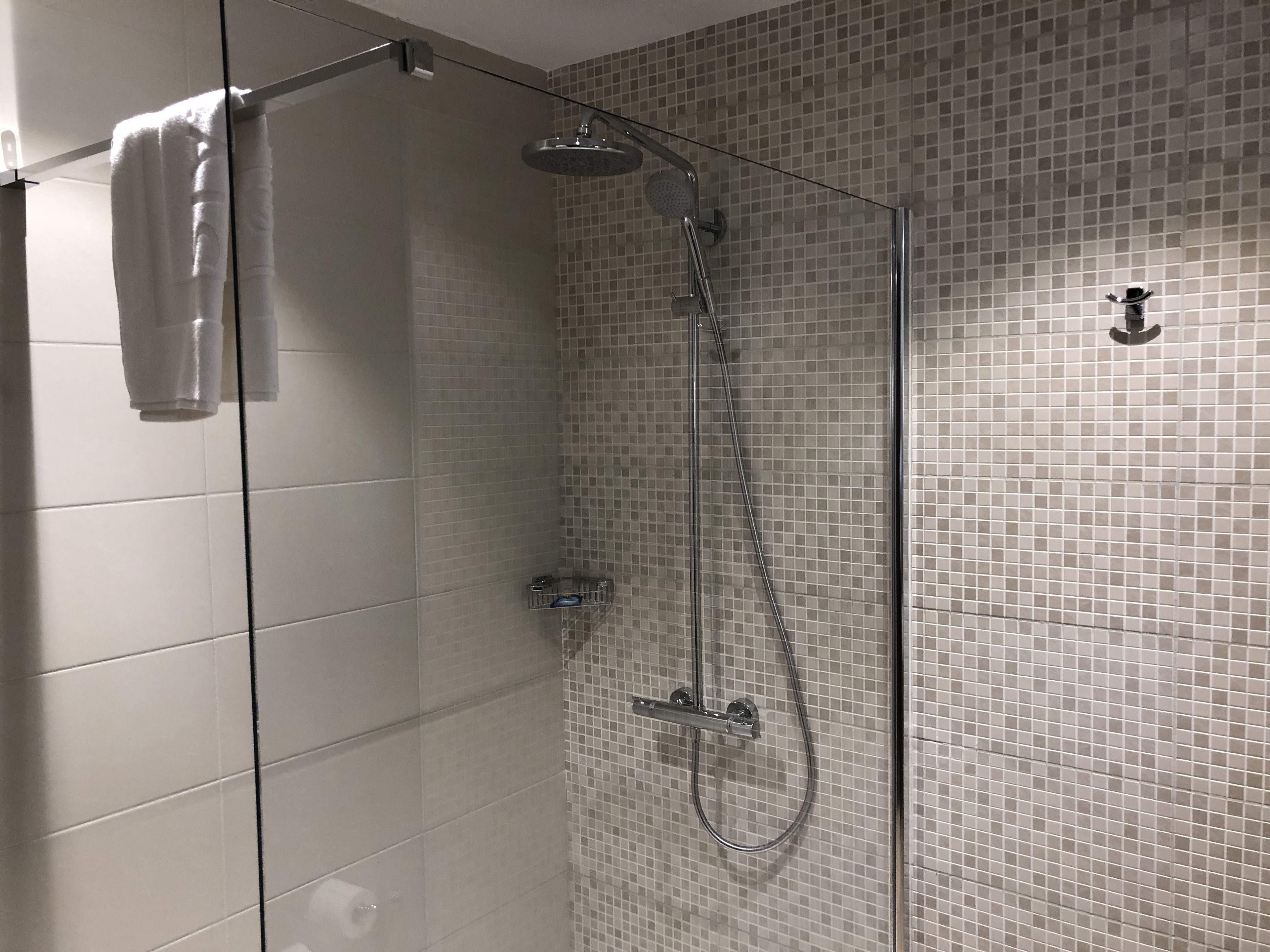 comfort single room, city view | bathroom shower