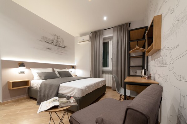 Chambre Double Supérieure | Minibar, coffres-forts dans les chambres, décoration personnalisée