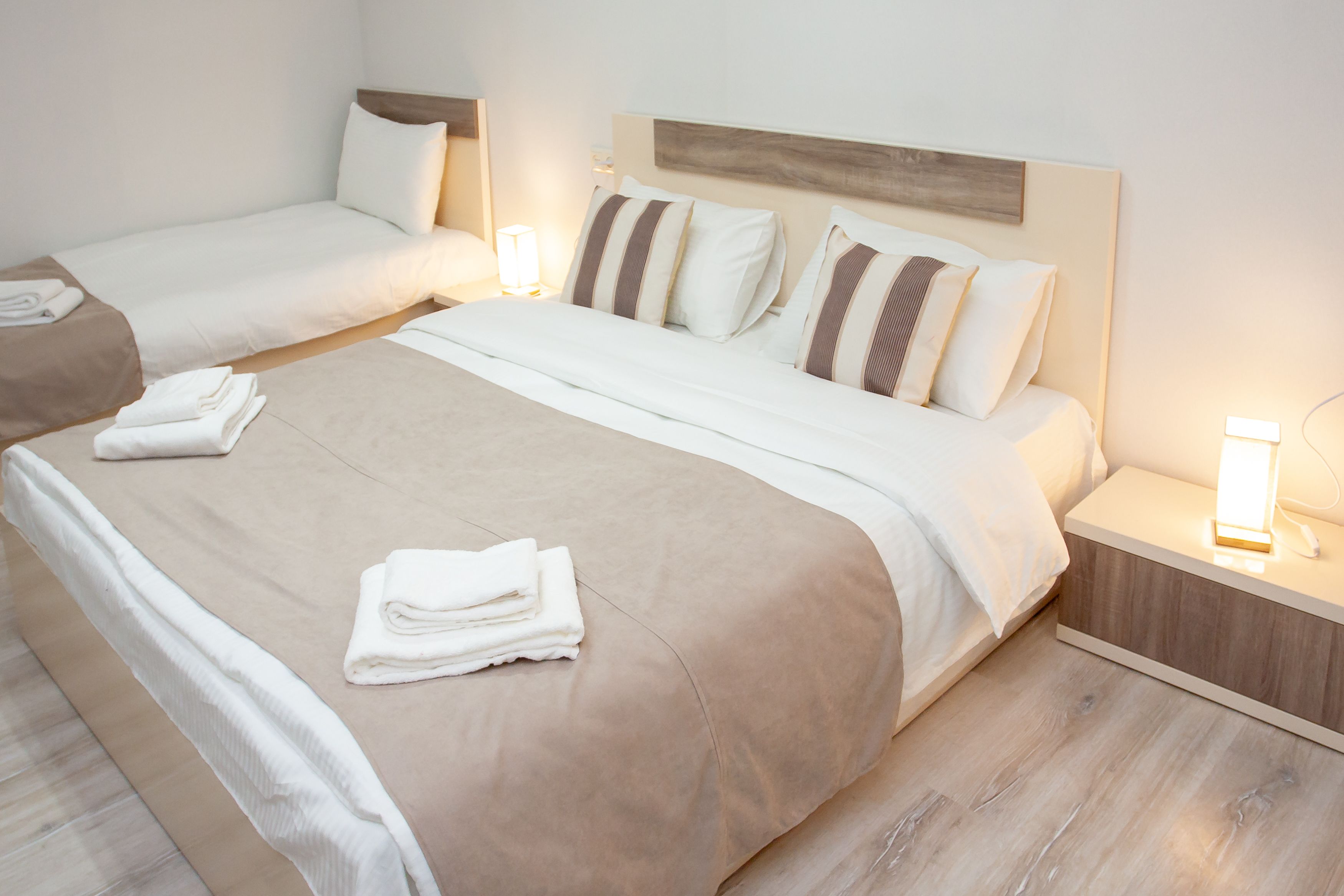 standard triple room | 1 bedroom, desk, soundproofing, iron/ironing board