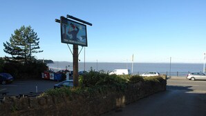 On the beach - The Moon and Sixpence (Clevedon)