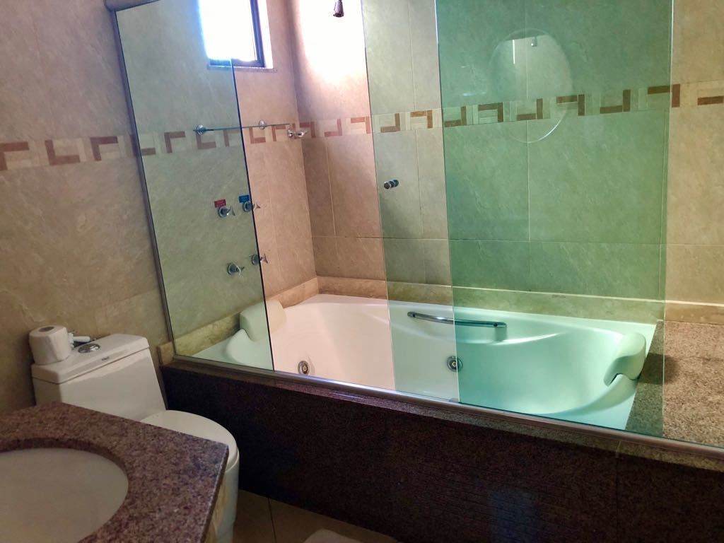 shower, soap, toilet paper