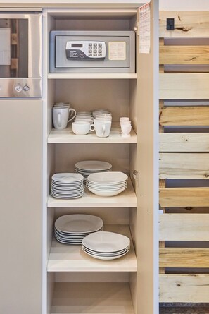 公寓 (Appartement) | 私人厨房 | 大冰箱、烤箱、炉灶、意式浓缩咖啡机