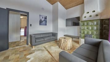 Maison, 5 chambres, vue montagne (Appartement) | Coin séjour