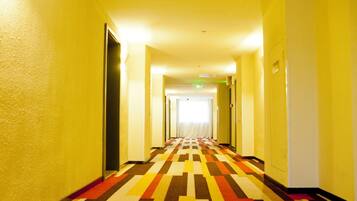 Desk, blackout curtains, free WiFi, bed sheets