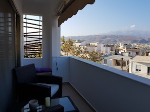 Terrace/patio - Iriana's Apartments in Center (Chania)