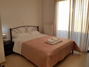 Apartment, 1 Schlafzimmer | 2 Schlafzimmer, Bettwäsche aus ägyptischer Baumwolle