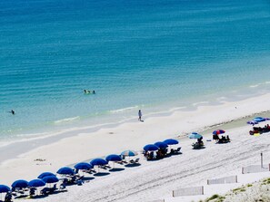 Vlak bij het strand