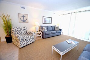Condo, 2 Bedrooms | Living area | TV
