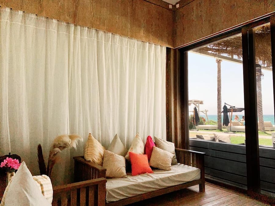 Bungalow with private Garden, Located at LOST AT SEA, Damour 20min south Beirut, 1 Bedroom, Pool and | Premium bedding, down comforters, memory foam beds