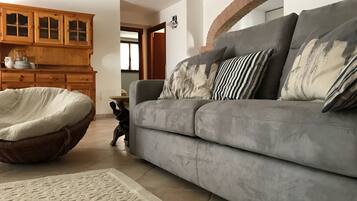 Télévision, cheminée