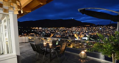 "VERDE BLUE" – Stylish Loft with Panoramic Terrace in Kavala