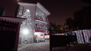 Front of property - evening/night - Van Der Salle (Accra)