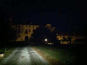 Front of property – evening/night