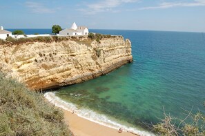 Beach nearby, sun-loungers